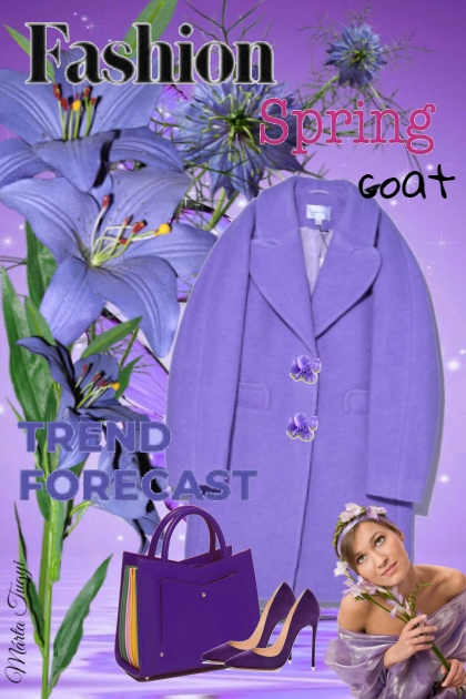 Spring coat- Combinazione di moda
