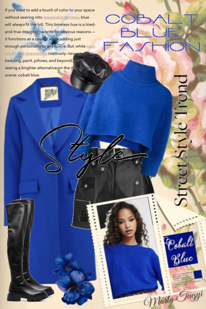Cobalt Blue Fashion 4.- Combinaciónde moda