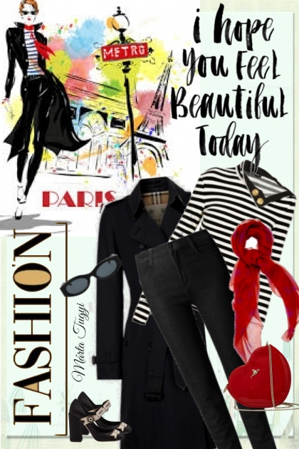 I hope you feel beautiful today- Combinazione di moda