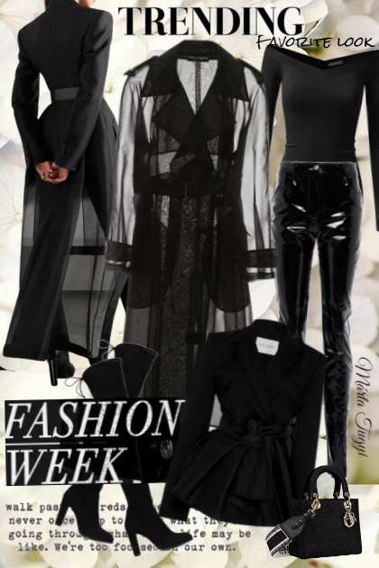 trousers Victoria Beckham- Fashion set