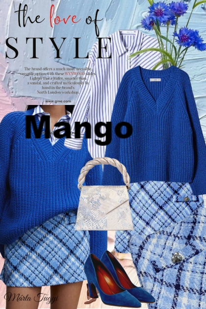shirt, skirt, sweater: Mango