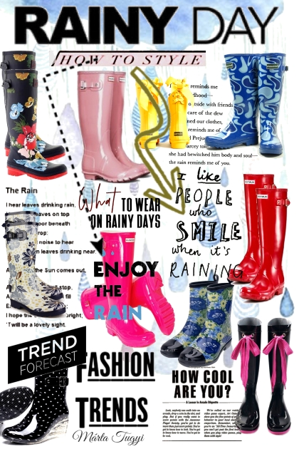 Enjoy the rain - Combinazione di moda