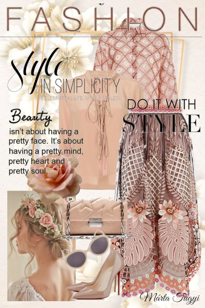 Style in simplicity- Modekombination