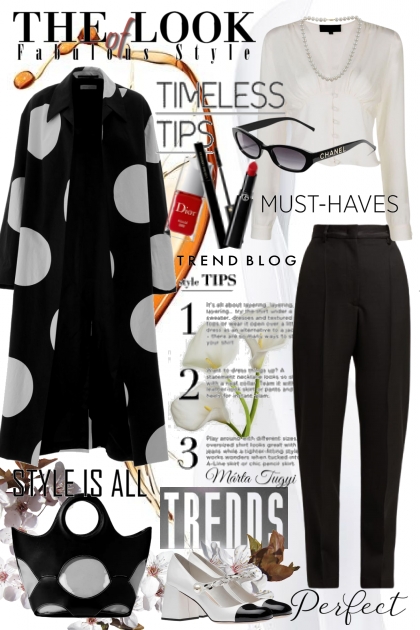 Style tips: black and white- Combinaciónde moda