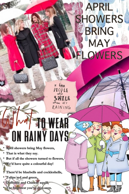 Rainy Day 7.- combinação de moda