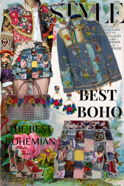 Boho Style 4.- Fashion set