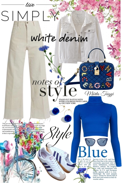 white denim 3.- Combinazione di moda