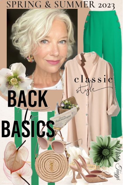 Back to Basics- combinação de moda