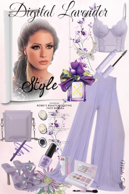 Digital Lavender 2.- Fashion set