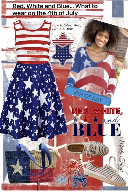 What to wear on the 4th of July- Combinazione di moda