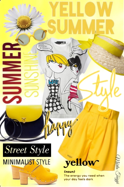 Yellow Summer 2.- Combinazione di moda