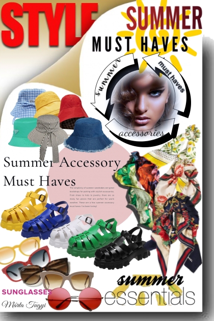 SUMMER ACCESSORY-MUST HAVES- combinação de moda