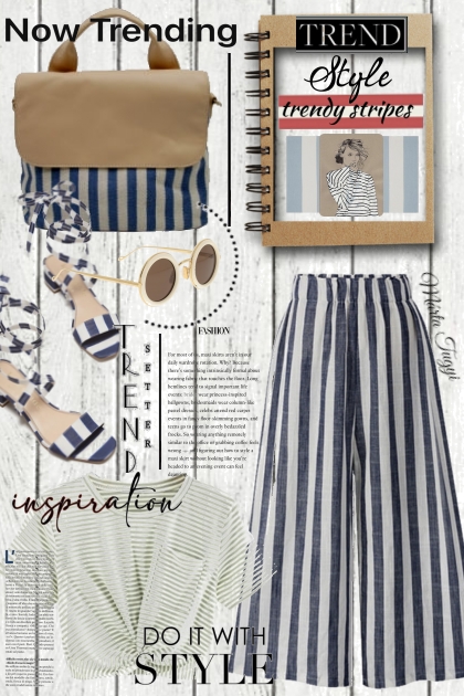 trendy stripes- Fashion set