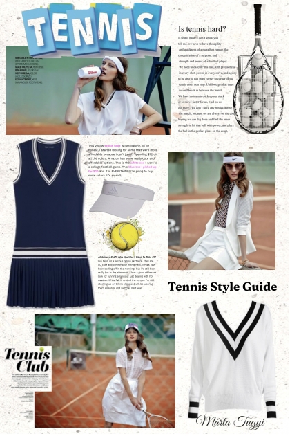 Tennis - Modna kombinacija
