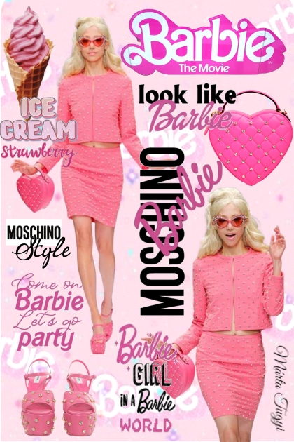 Moschino Barbie and Ice cream- 搭配