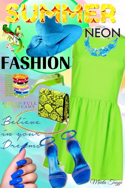 Neon colors- Fashion set