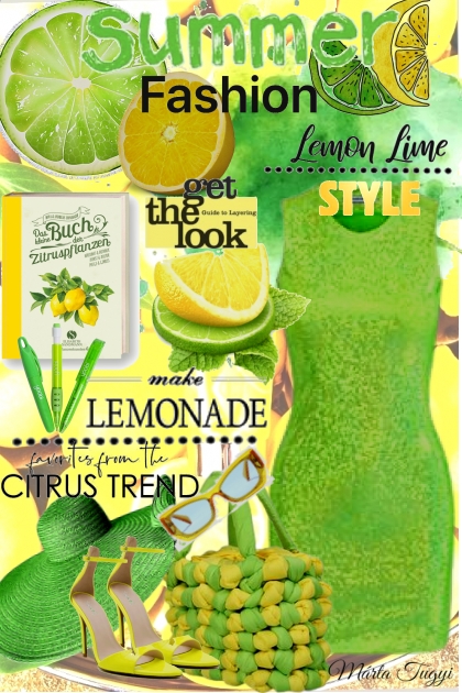 lemon and lime style- Fashion set