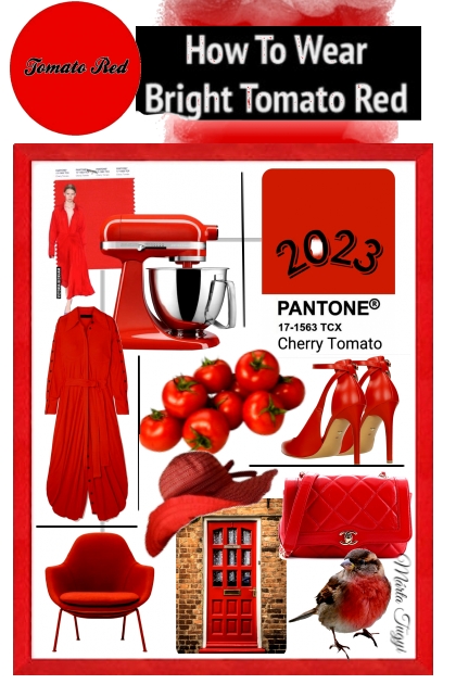 Tomato red 4.- Modekombination