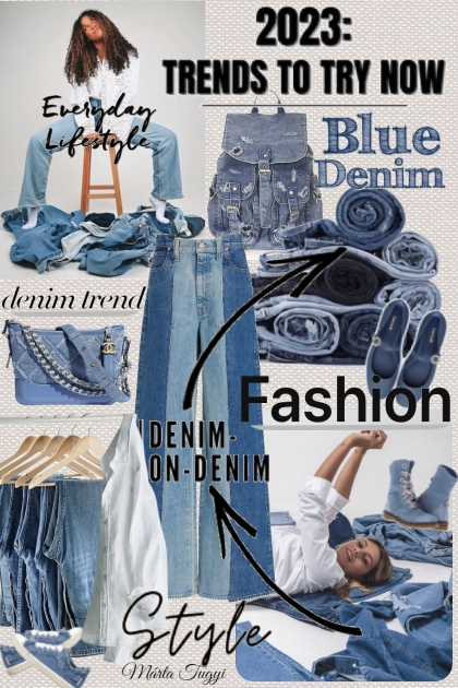 Blue Denim- Модное сочетание