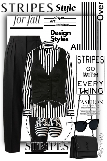 stripes style- Fashion set