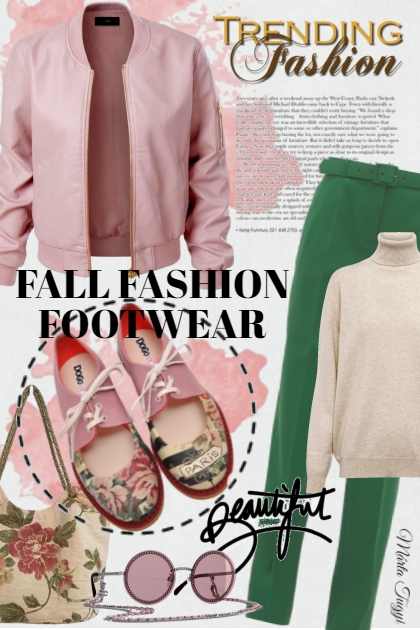 Fall Fashion Footwear- Combinazione di moda