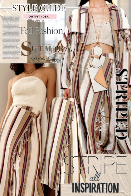 September stripes 3.- Fashion set