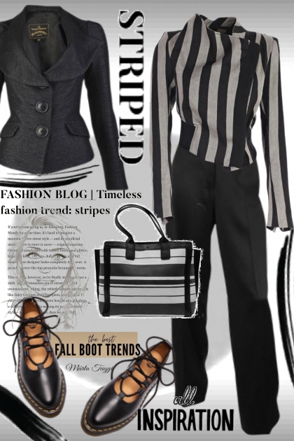 September stripes 4.- Fashion set