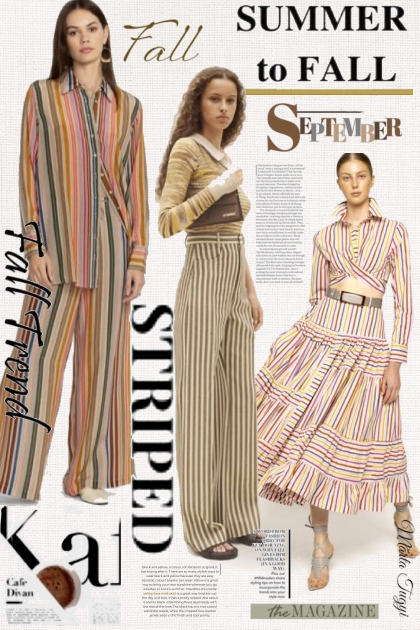 September stripes 7.- Fashion set
