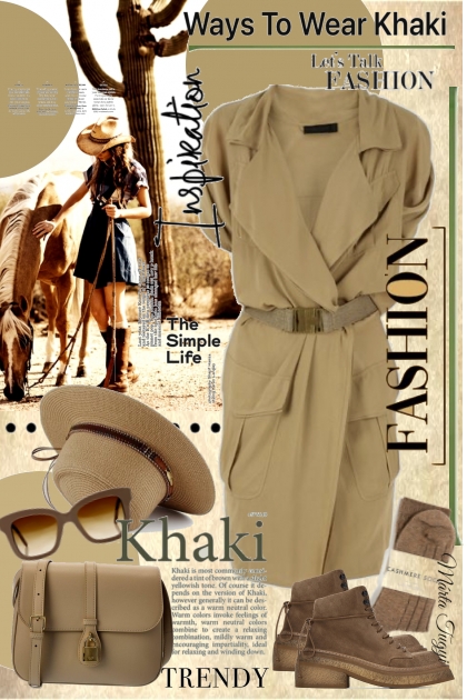 Khaki Fashion - Modna kombinacija