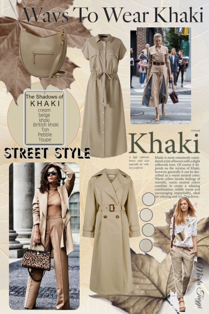Khaki Fashion 2.- combinação de moda