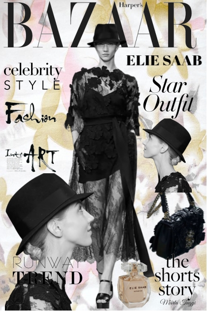 Elie Saab- combinação de moda