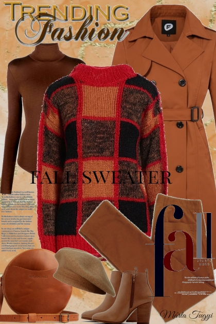 fall sweater 2.- Modna kombinacija