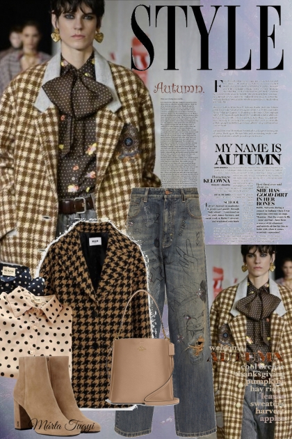 in style in autumn- Combinaciónde moda