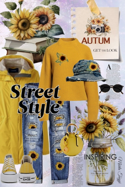 inspirational sunflower- Fashion set