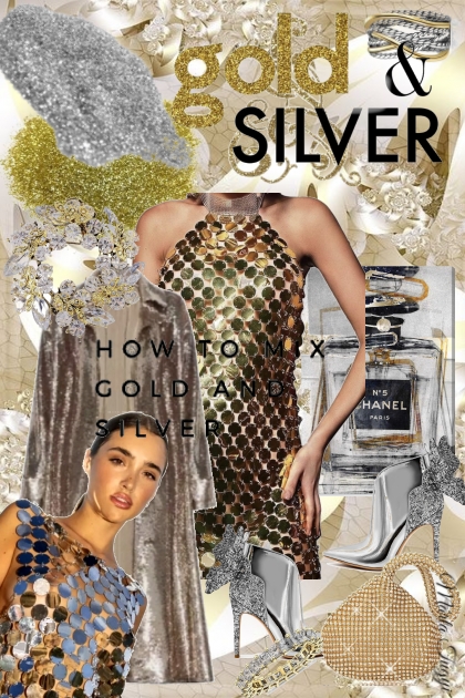 Gold and Silver- Fashion set