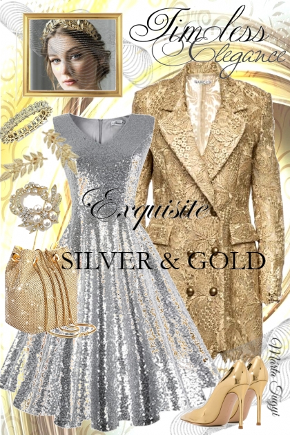 Silver and Gold- combinação de moda