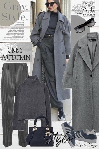 gray style- Modna kombinacija