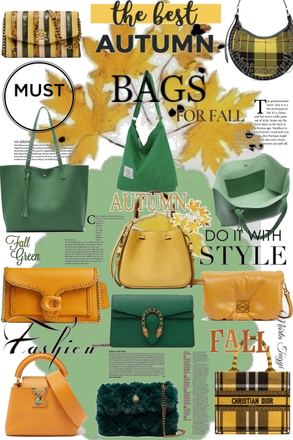 autumn bags- Fashion set