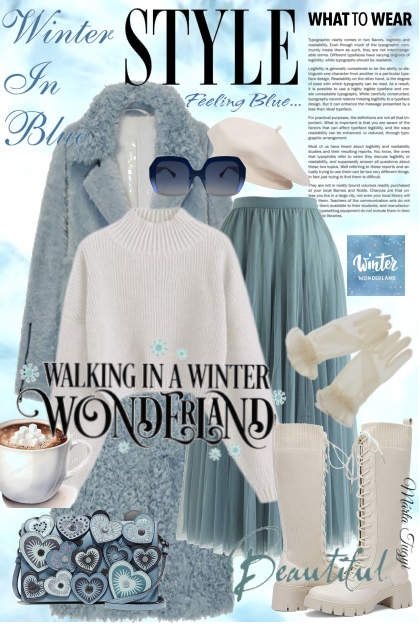 Winter In Blue- Modekombination