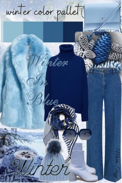 Winter In Blue 2.- Fashion set