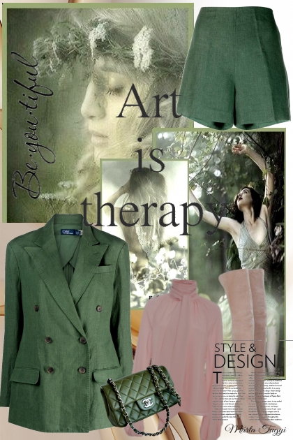 Art is Therapy- Fashion set