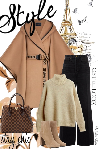 LV coat- Combinazione di moda