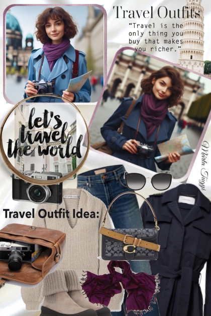 Travel Outfits- Combinazione di moda