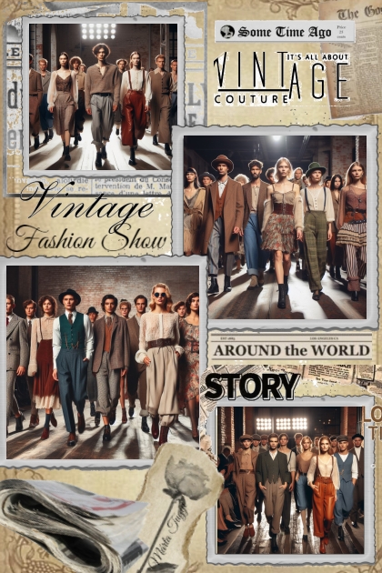 Vintage Fashion Show- Combinaciónde moda
