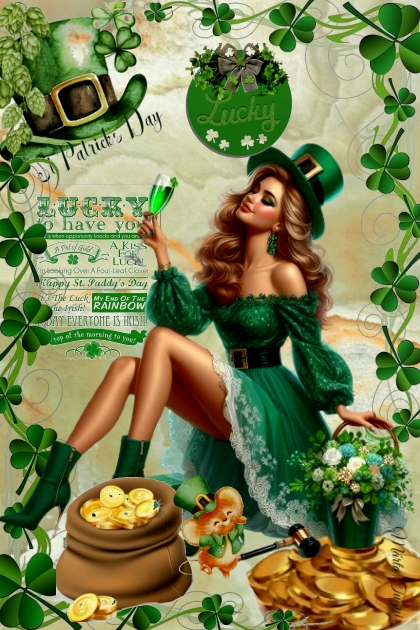 St. Patrick's Day 2.- combinação de moda