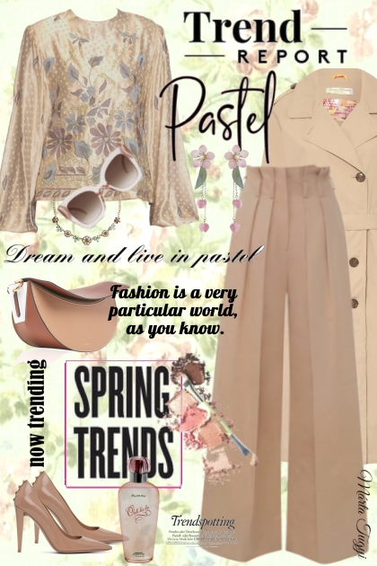 Trend Report - Pastel- Fashion set