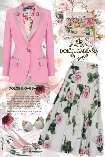 D&G for spring- Combinaciónde moda