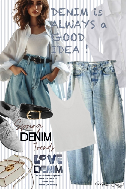 Denim is always a good idea- Fashion set