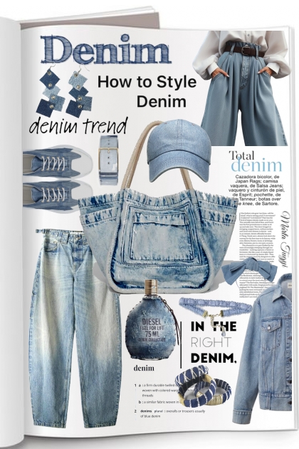 Denim Trend 15.- Combinazione di moda