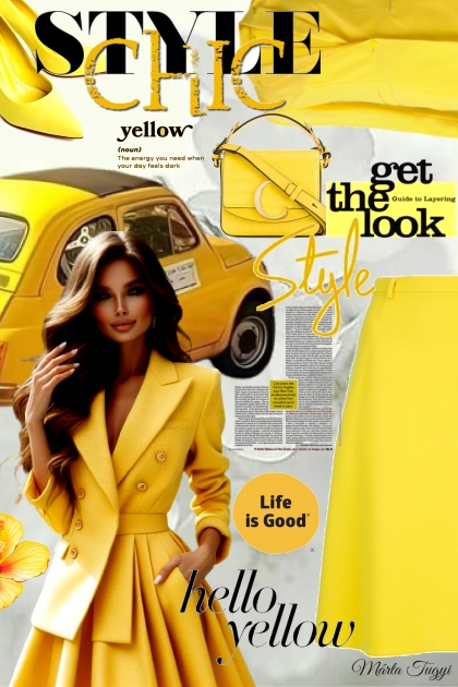 hello yellow- Fashion set